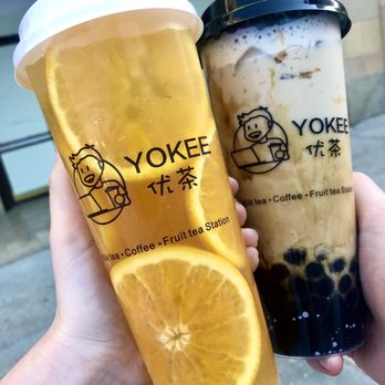 Yokee Milk Tea - fresh orange green tea & coffee volcano - Bubble Tea Near Me - Oakland, California Yokee Milk Tea - fresh orange green tea & coffee volcano - Bubble Tea Near Me - Oakland, California