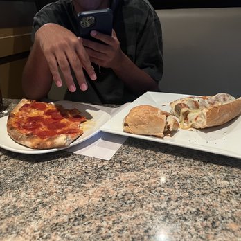 Jack's Brick Oven Pizzeria - Son ordered a pizza slice and the large meatball sub - Italian Near Me - Norwich, Connecticut