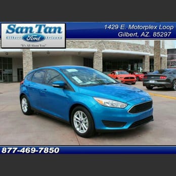 San Tan Ford - My new car!!!  2015 Ford Focus SE Hatchback with Flex Fuel in Blue Candy Metallic! - Auto Repair Near Me - Gilbert, Arizona