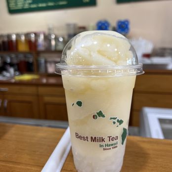 Coffee or Tea? - Honey Lychee Green tea slushee with lychee jelly - Bubble Tea Near Me - Aiea, Hawaii Coffee or Tea? - Honey Lychee Green tea slushee with lychee jelly - Bubble Tea Near Me - Aiea, Hawaii