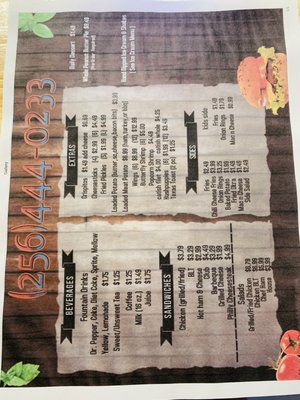 Menu photo 1 The Rustic Bucket Athens, AL