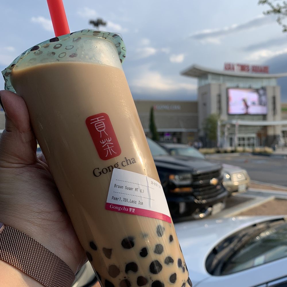 Gong Cha - Brown sugar milk tea with boba - Bubble Tea Near Me - Grand Prairie, Texas Gong Cha - Brown sugar milk tea with boba - Bubble Tea Near Me - Grand Prairie, Texas