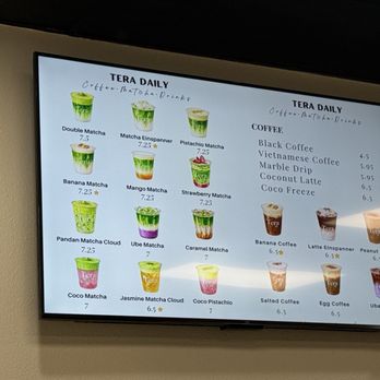 Tera Daily - Menu (September 2026) - Coffee & Tea Near Me - Garden Grove, California Tera Daily - Menu (September 2026) - Coffee & Tea Near Me - Garden Grove, California