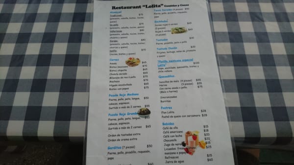 Menu photo 7 Restaurant Lolita Puerto Vallarta, JAL