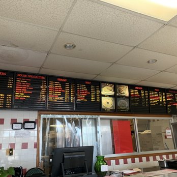 Jin's China - menus on the wall - Chinese Near Me - Wheaton, Illinois