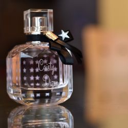 Engraving Wizards - YSL Mon Paris perfume with personalize engraving.