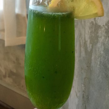 Heritage 485 - "The Connection" (available evenings too): Basil, Gin, lemon and Champagne - Mediterranean Near Me - Prince Frederick, Maryland