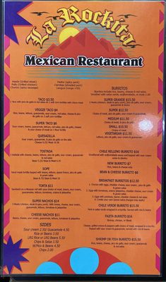 Menu photo 1 La Rockita Corvallis, OR Menu photo 1 La Rockita Corvallis, OR