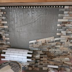 B and R Home Maintenance and Outdoor Creations - And this is what happens when Bondera is mounted backwards. The tile falls down!