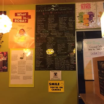 Boba Tea Bar - The Menu - Coffee & Tea Near Me - Bakersfield, California Boba Tea Bar - The Menu - Coffee & Tea Near Me - Bakersfield, California
