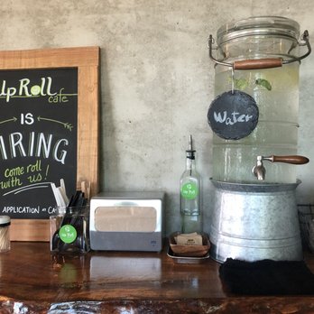 Up Roll Cafe - Honolulu - Water and napkins - Sushi Bars Near Me - Honolulu, Hawaii Up Roll Cafe - Honolulu - Water and napkins - Sushi Bars Near Me - Honolulu, Hawaii