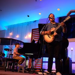Father and son duo at our Spring Recital