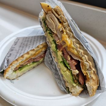 Uptown Cafe - Turkey avocado panini (4/5) - Coffee & Tea Near Me - Chantilly , Virginia Uptown Cafe - Turkey avocado panini (4/5) - Coffee & Tea Near Me - Chantilly , Virginia