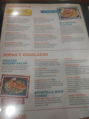 Menu photo 1 Nicha's Comida Mexicana San Antonio, TX
