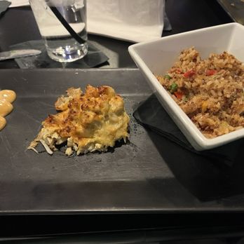 Flinchy's - Single jumbo lump crake cake platter served with old bay aioli  with a side of quinoa (up-charge but worth it) - New American Near Me - Camp Hill, Pennsylvania