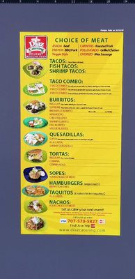 Menu photo 3 Diaz Catering Truck Sebastopol, CA Menu photo 3 Diaz Catering Truck Sebastopol, CA