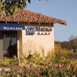 Malaga Bank - Side view of Malaga Bank's San Pedro building.