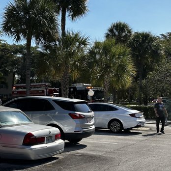 Rocky's Roofing - Fire truck at one of the build where the tar pot was not supervised proper - Roofing Near Me - Davie, Florida