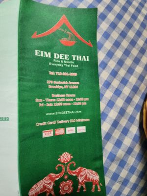 Menu photo 5 Eim Dee Thai Brooklyn, NY