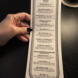 Bar Francis - Menu 5/6/25