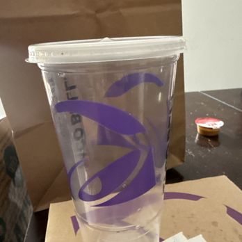 Taco Bell - Empty cup - Fast Food Near Me - Lacey, Washington