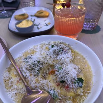Mad Nice - Egg yolk ravioli - Italian Near Me - Detroit, Michigan Mad Nice - Egg yolk ravioli - Italian Near Me - Detroit, Michigan