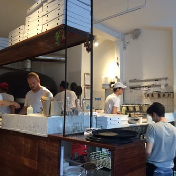Padella - A view of the open air kitchen from the bar - Italian Near Me - London, XGL Padella - A view of the open air kitchen from the bar - Italian Near Me - London, XGL