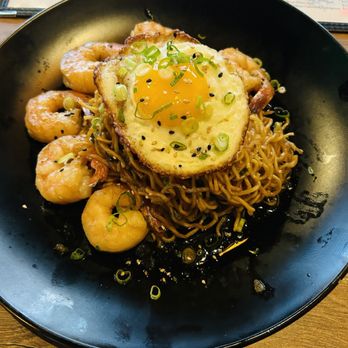 Tiki Star - Garlic noodles and shrimp - Cocktail Bars Near Me - Peoria, Arizona
