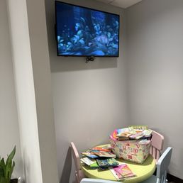 Waiting room tv. And have tvs in the dental chairs. Waiting room tv. And have tvs in the dental chairs.