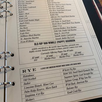 Bigfire - Bourbon Menu. They have PAPPY - American Near Me - Orlando, Florida Bigfire - Bourbon Menu. They have PAPPY - American Near Me - Orlando, Florida