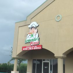 Armando's Pizza - Front of new location on Jackson.