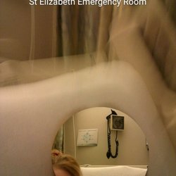 St Elizabeth Emergency Room - inside a room with a Crucifix