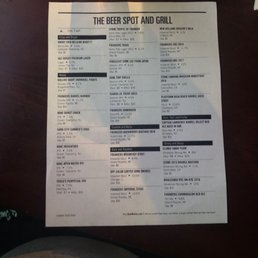 1/22/2019 tap beer menu 1/22/2019 tap beer menu