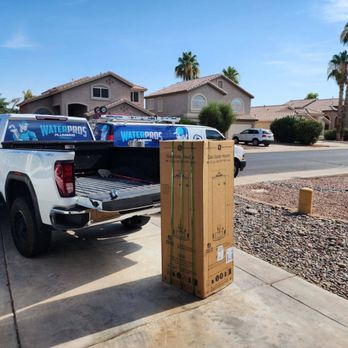 Water Pros Plumbing - a truck loaded with water - Plumbing Near Me - Gilbert, Arizona Water Pros Plumbing - a truck loaded with water - Plumbing Near Me - Gilbert, Arizona