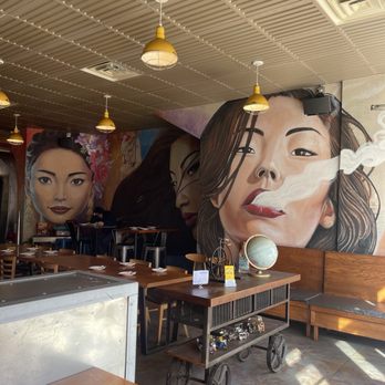 Trike Noodle - Interior mural - Thai Near Me - Chicago, Illinois Trike Noodle - Interior mural - Thai Near Me - Chicago, Illinois