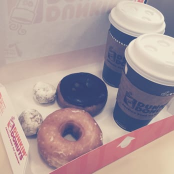 Dunkin' - three donuts and two cups of coffee - Donuts Near Me - Glen Allen, Virginia Dunkin' - three donuts and two cups of coffee - Donuts Near Me - Glen Allen, Virginia
