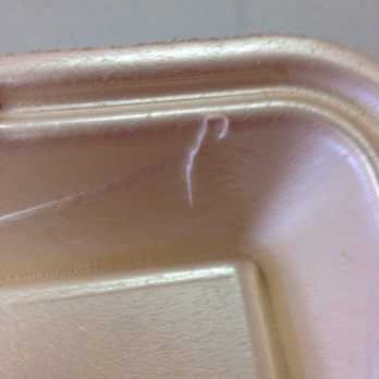 A-SecondCity Cafe - The piece of "clean rag" I picked out of my sandwich. - Salad Near Me - Crawfordsville, Indiana
