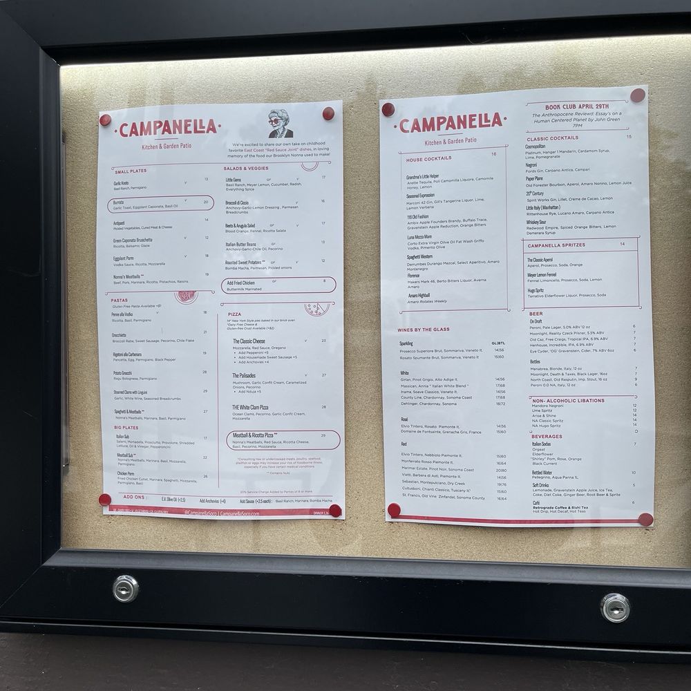 Campanella - Italian Near Me - Sebastopol, California Campanella - Italian Near Me - Sebastopol, California