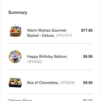 Blooming Days Floral - This is my order..NEVER received balloon or box of chocolates!!! - Florists Near Me - Surprise, Arizona