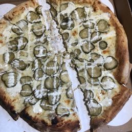 Thin tasteless paper thin Big Dill Pizza