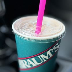 Braum's - Medium chocolate malted shake.