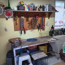 My Father's Daughter Home And Groundskeeping - Left side table, AFTER