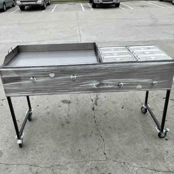 Cachis Taco Carts - Taco Grill 20 x 36 with double warmer with six compartments - Grilling Equipment Near Me - Paramount, California Cachis Taco Carts - Taco Grill 20 x 36 with double warmer with six compartments - Grilling Equipment Near Me - Paramount, California