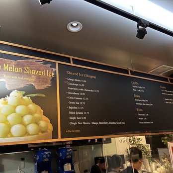 Oakobing - Menu - Shaved Ice Near Me - Los Angeles, California