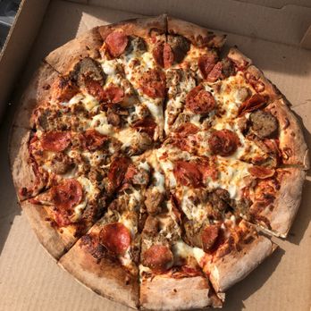 Silly Al's Pizza - Large meatball, sausage and pepperoni - Pizza Near Me - Quartzsite, Arizona