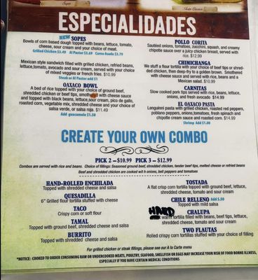 Menu photo 4 El Oaxaco Mexican Restaurant Sikeston, MO Menu photo 4 El Oaxaco Mexican Restaurant Sikeston, MO
