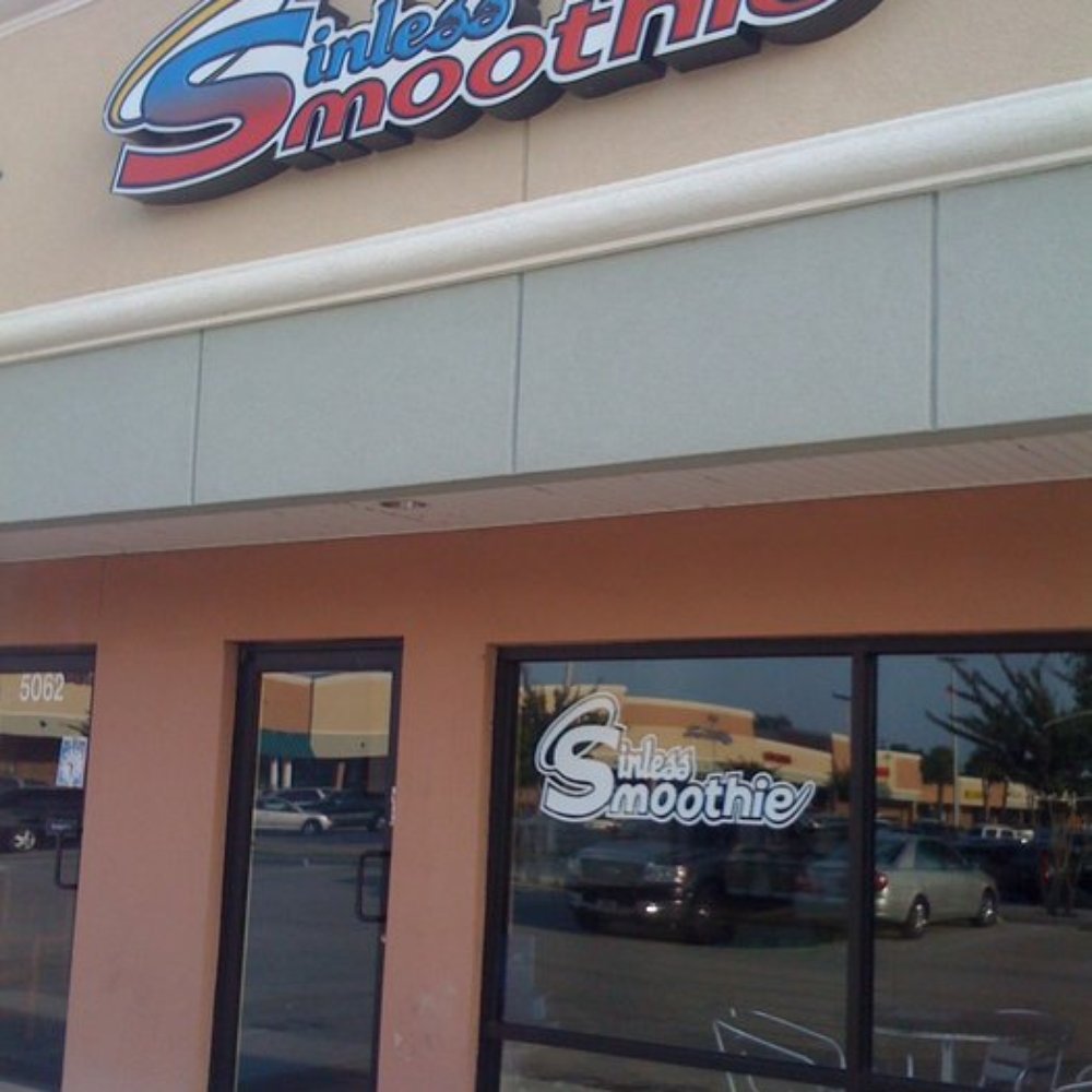 Sinless Smoothie - the outside of a restaurant - Juice Bars & Smoothies Near Me - Orlando, Florida Sinless Smoothie - the outside of a restaurant - Juice Bars & Smoothies Near Me - Orlando, Florida