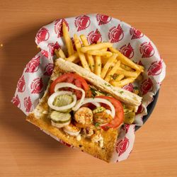Shell Shack Po'Boy Sandwich
