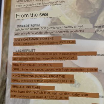 Aquamarin - Menu - Seafood Near Me - Munich, BY Aquamarin - Menu - Seafood Near Me - Munich, BY