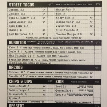 Vatos Tacos and Tequila - Larger drink menu so you don't have to squint at the previously uploaded photo. - Mexican Near Me - Fort Collins, Colorado Vatos Tacos and Tequila - Larger drink menu so you don't have to squint at the previously uploaded photo. - Mexican Near Me - Fort Collins, Colorado